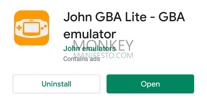john gba lite gba emulator for android play store