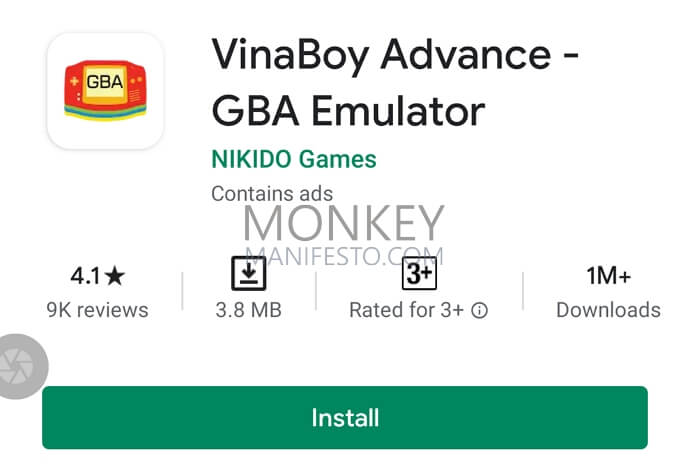 vinaboy advance gba emulator
