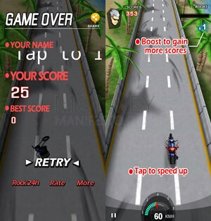 racing moto gameplay