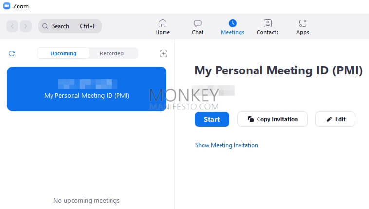 zoom profile picture not showing in meeting