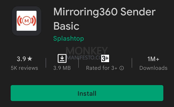 mirroring360 sender basic