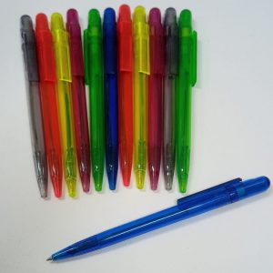 Pack Of 12 - Multicolour Ball Pen Point With blue Refill With Smooth And Excellent Writing