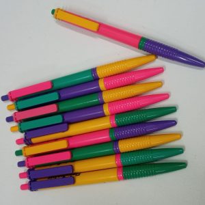 Pack Of 10 - Each Pen With 4 Colours Ball Point With Blue Refill With Smooth And Excellent Writing