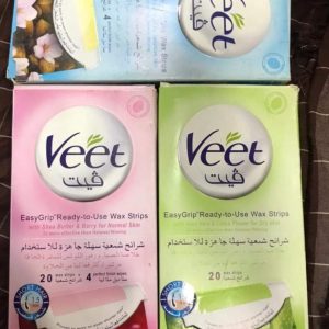 Veet waxing strips in 3 varaints