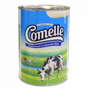 Comelle sweetened condensed 1kg milk tin