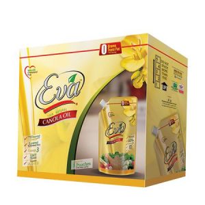 Eva Canola Oil 1 litre x5 pouch