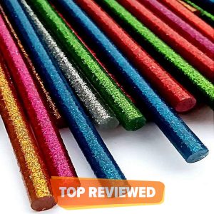 12Pcs For Large Machine 11Mm Thick Hot Glue Gun_Glitter Sticks Multicolour