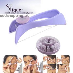 Slique face & body hair threading system