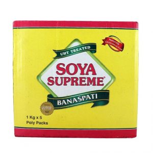Soya Supreme Banaspati Ghee 1 litre x5 pouch
