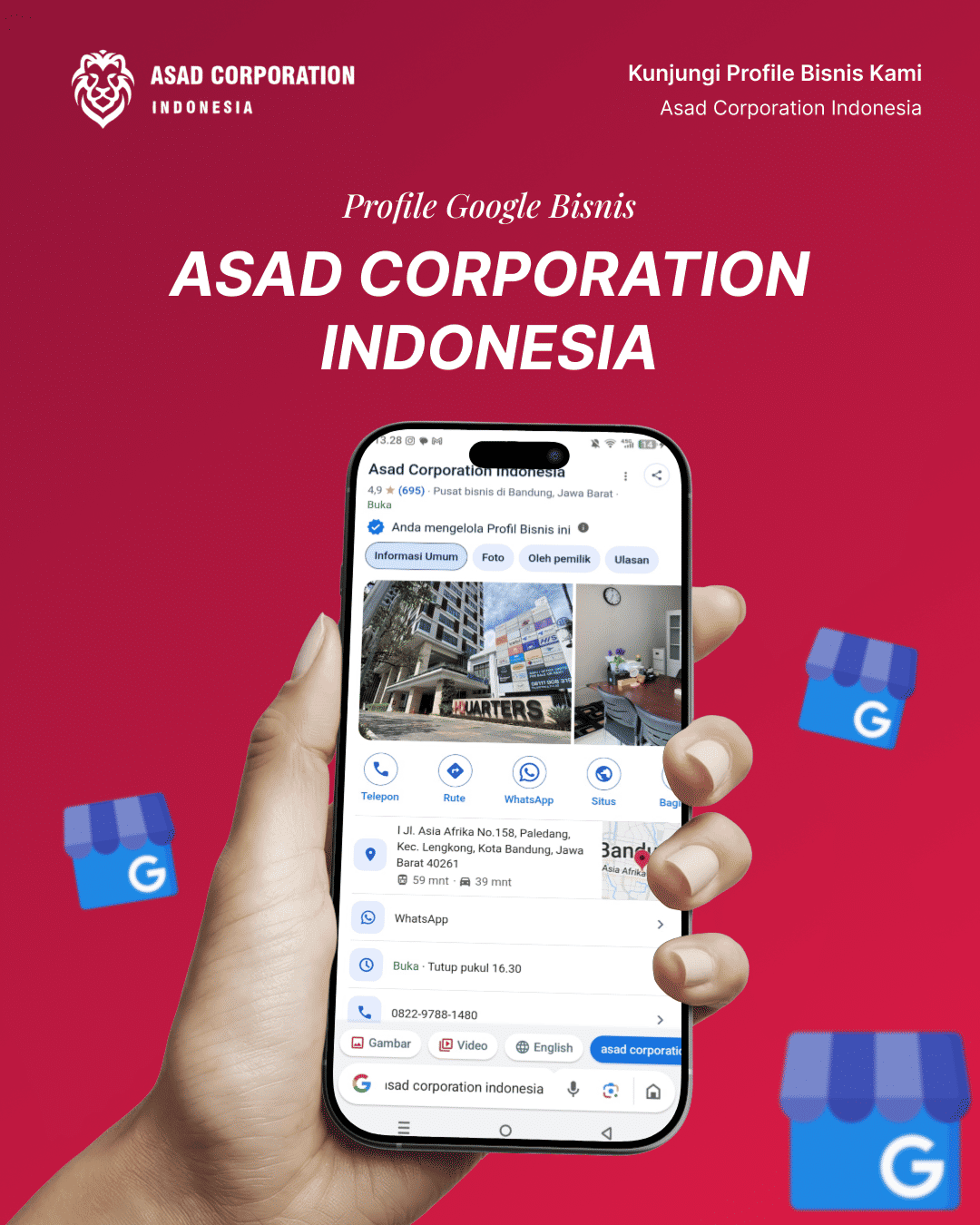 Google Bisnis Asad Corporation