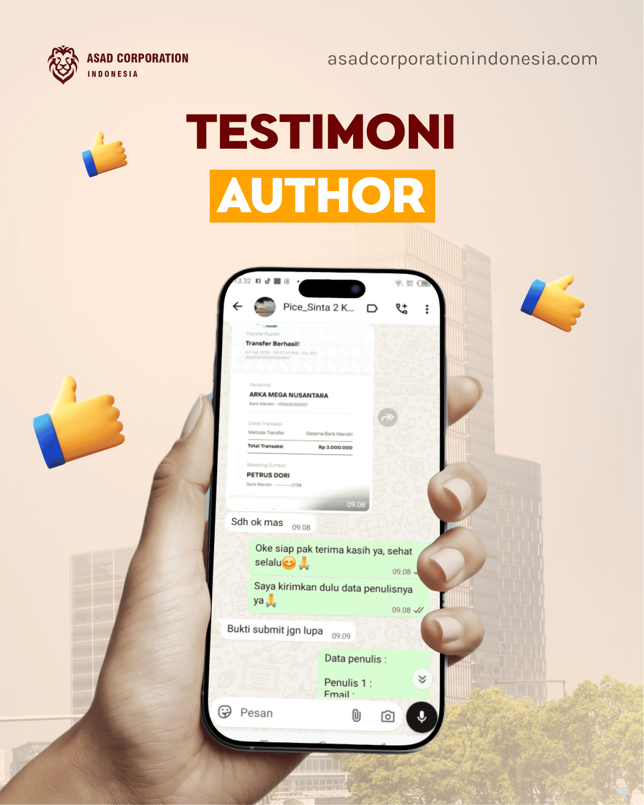 Testimonial Klien ACI