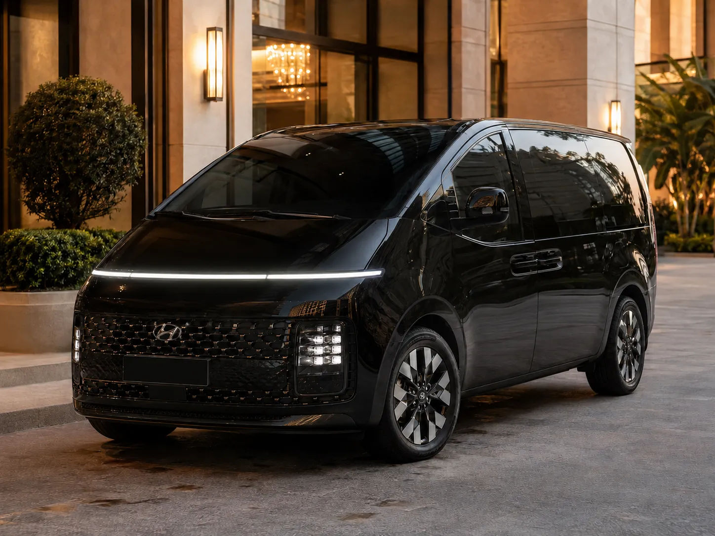 Hyundai Staria luxury wedding rental