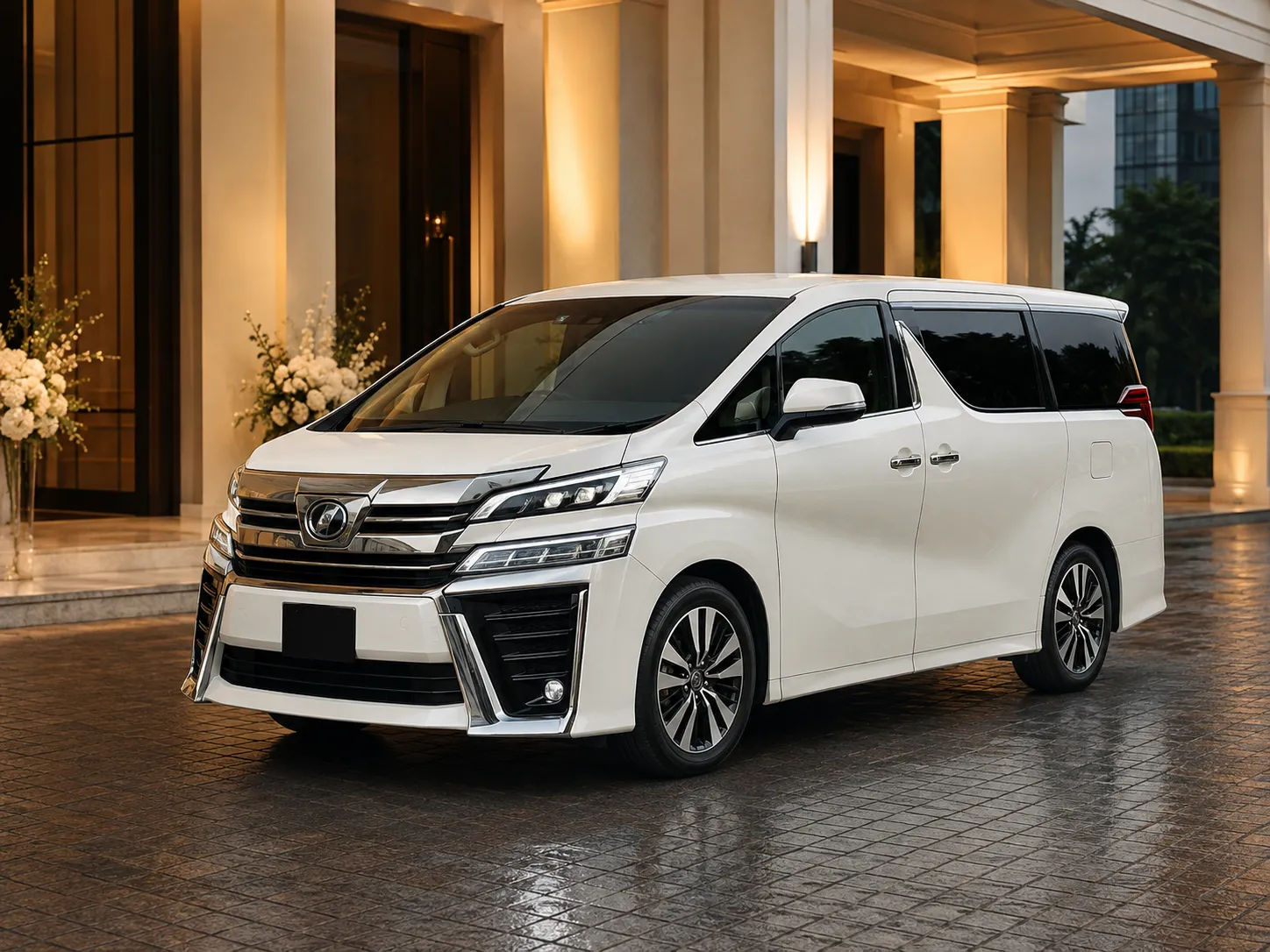 Toyota Vellfire ZG wedding car rental