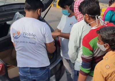 Food Distribution - AIIMS New Delhi - March 2022 - Noble Nonprofit (3)