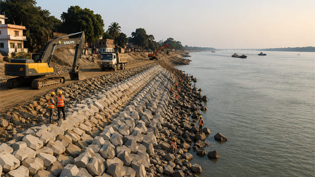 River Ganga Left Edge Protection — Kewala to Baghmara