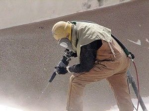 sandblasting