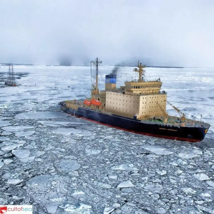 Ship at Antartica