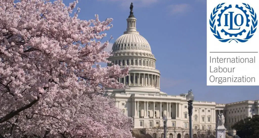 ILO International Labour Organisation - at Washington, USA