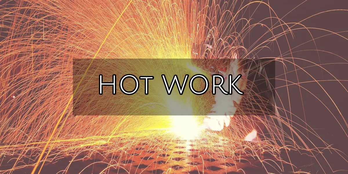 Hot work on ships