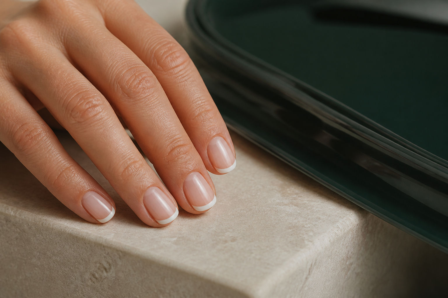 Classic French manicure