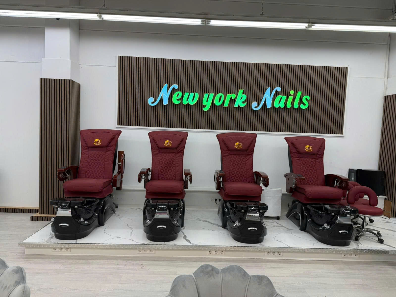Pediküre-Bereich bei New York Nails Rheinfelden