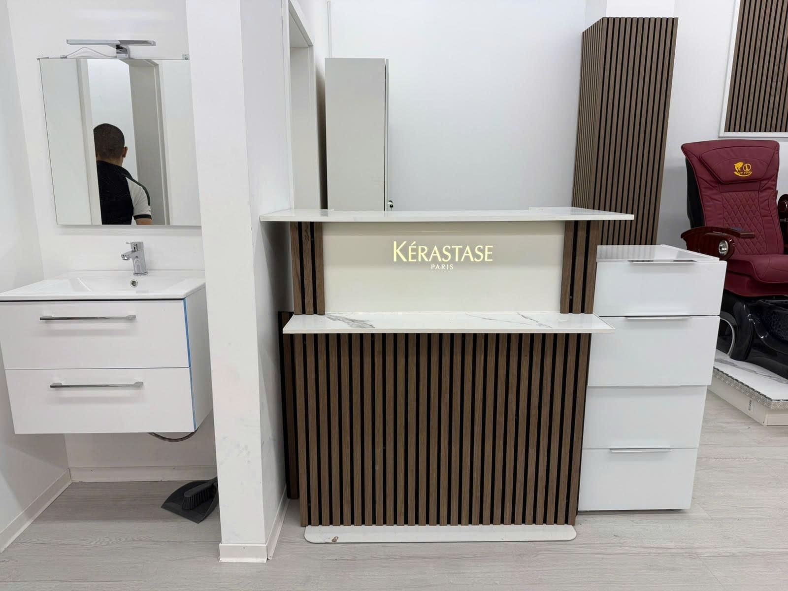Empfangsbereich bei New York Nails Rheinfelden