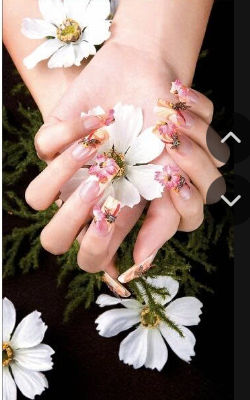 Floral Nails
