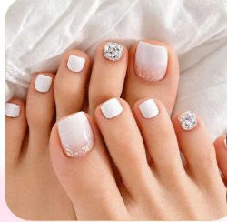 Soft White Pedicure