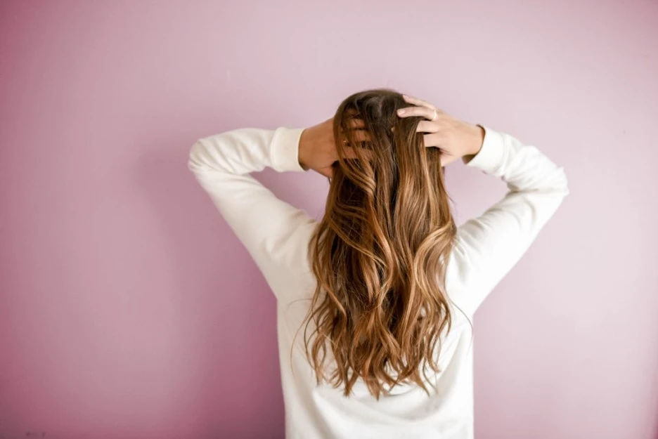 Relaxing head spa and hair treatment atmosphere