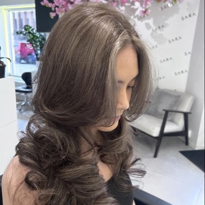 Hår / Hair styling result at Sara Beauty