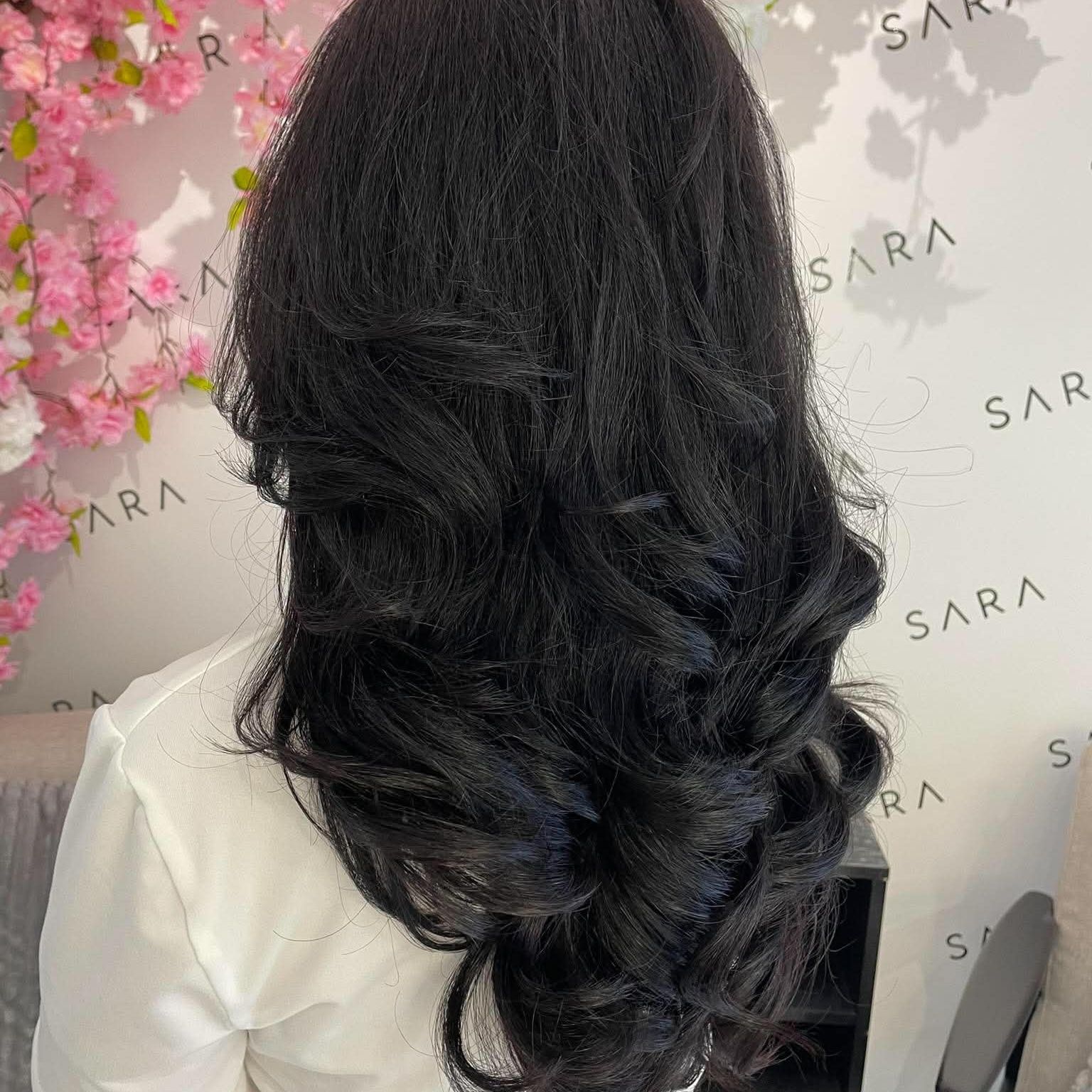 Hår / Hair cut and color detail at Sara Beauty