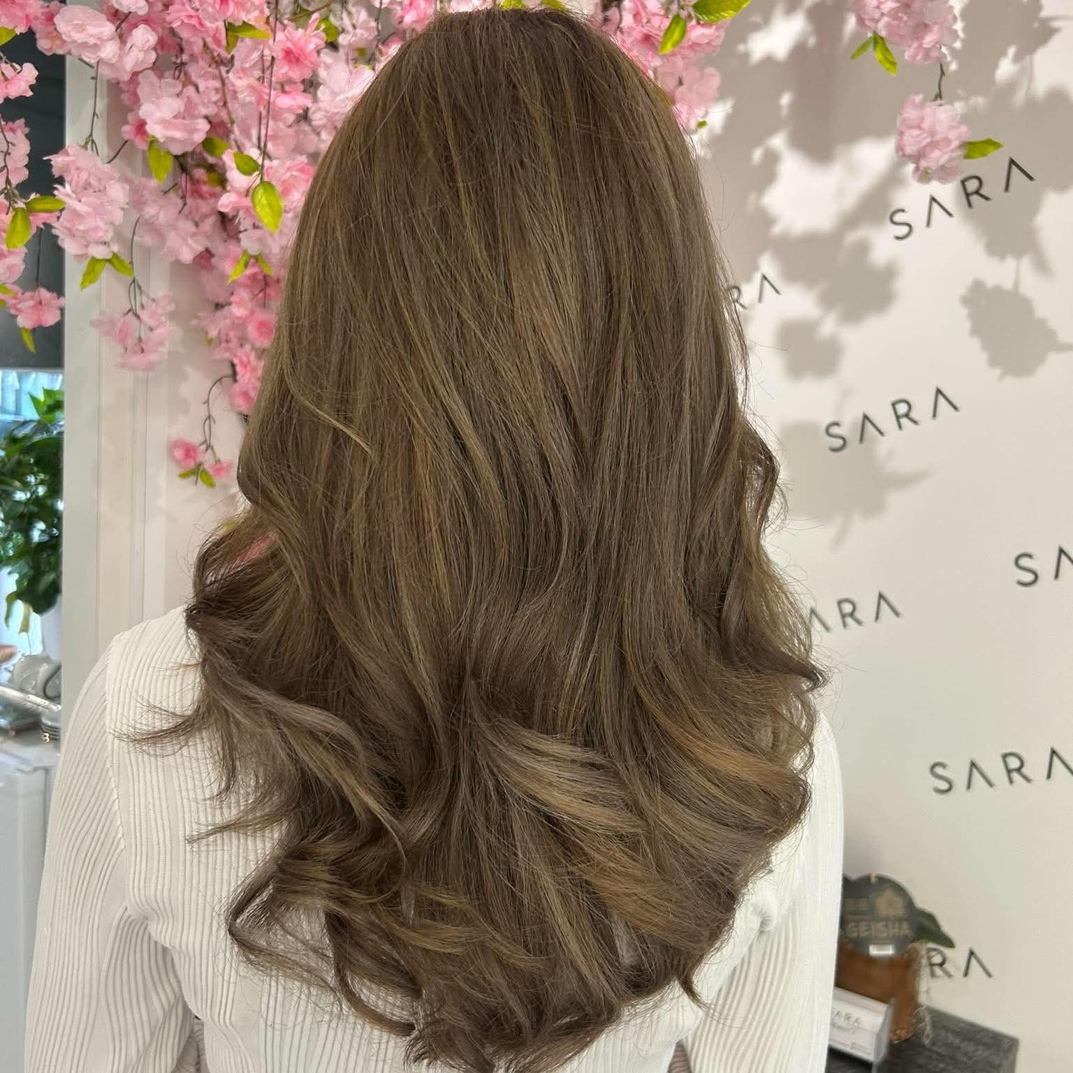 Hår / Hair salon finish at Sara Beauty