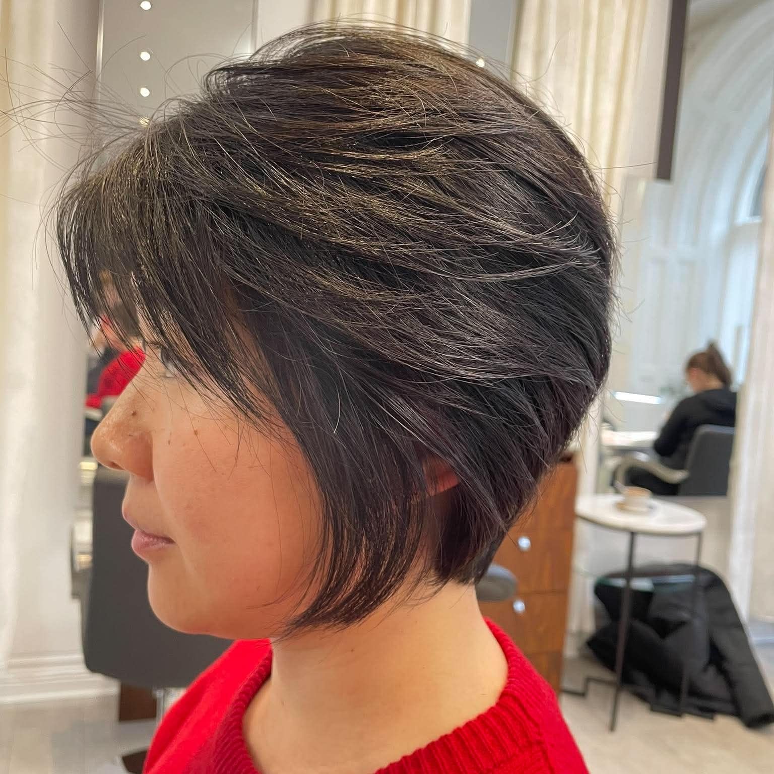 Hår / Hair color and movement result at Sara Beauty
