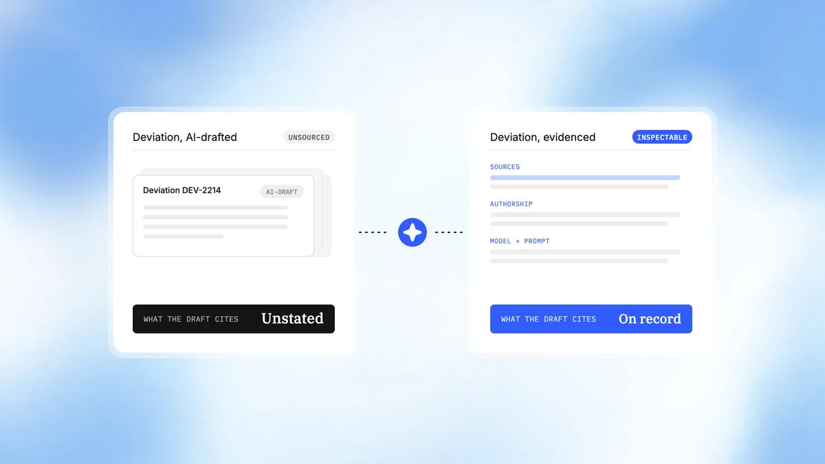 CreateOS for Evidence-Grade Quality Records