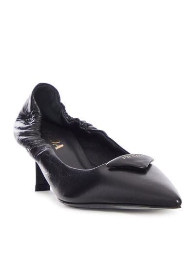 LEATHER DÉCOLLETÉ - Prada - Woman