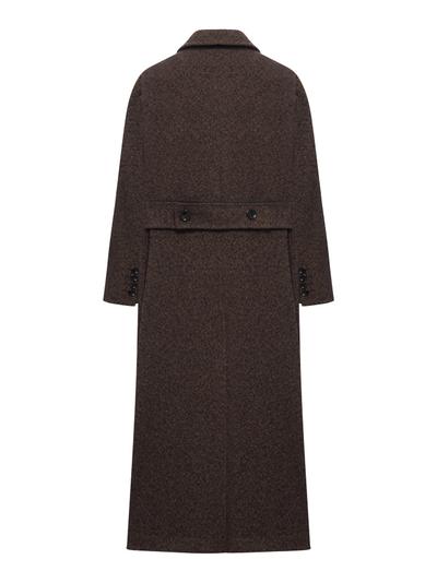 LONG DOUBLE-BREASTED WOOL COAT - Max Mara - Woman