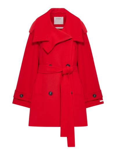 SHORT WOOL TRENCH COAT - Sportmax - Woman