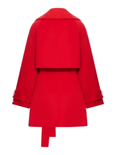 SHORT WOOL TRENCH COAT - Sportmax - Woman