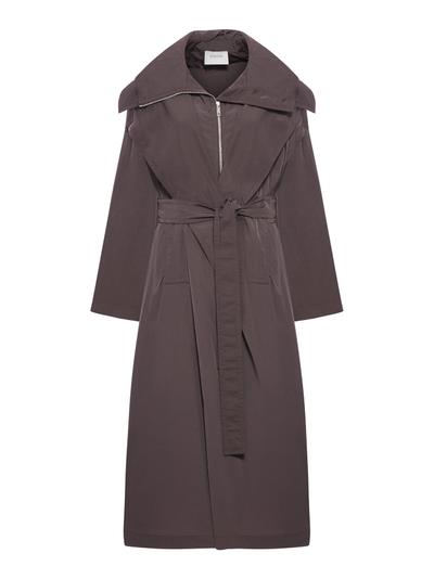OVERSIZED TAFFETA TRENCH COAT WITH BARBA - Sportmax - Woman