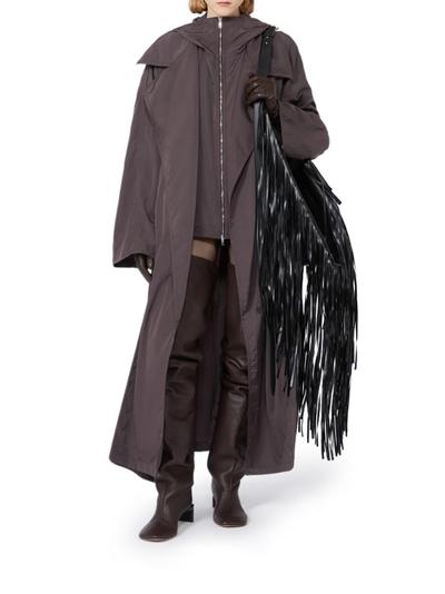 OVERSIZED TAFFETA TRENCH COAT WITH BARBA - Sportmax - Woman