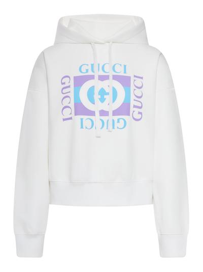 PRINTED COTTON HOODIE - Gucci - Woman