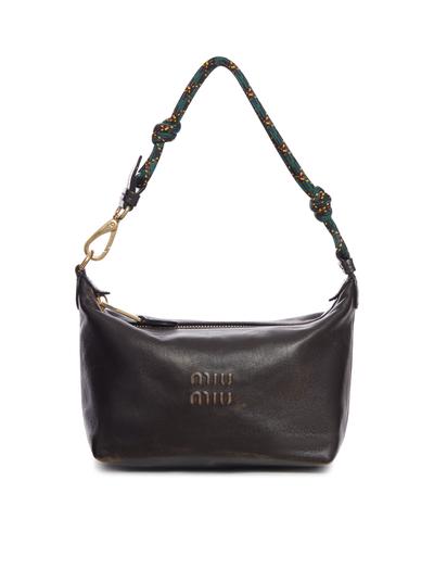 LEATHER POUCH - Miu Miu - Woman
