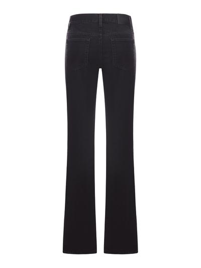 NICO LOW-WAIST JEANS IN BLACK DENIM BERLIN - Saint Laurent - Woman