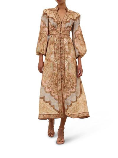 WANDERLUST MIDI DRESS - Zimmermann - Woman