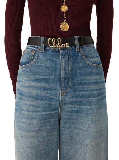 ICONIC LEATHER BELT - Chloe` - Woman