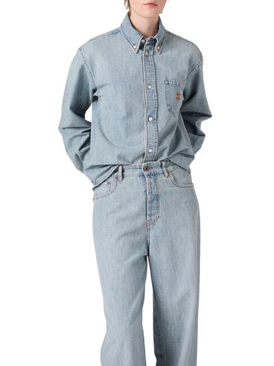 CHAMBRAY SHIRT - Miu Miu - Woman