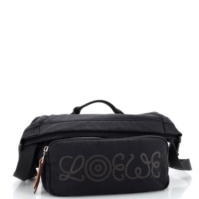 LOEWE Eye/Loewe/Nature Roll Top Camera Bag Recycled Nylon