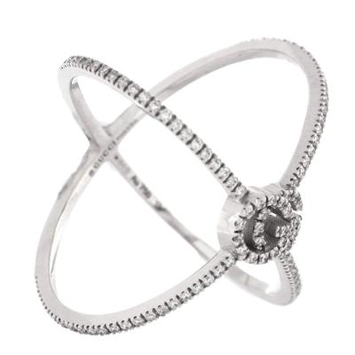GUCCI GG Running Cross Ring