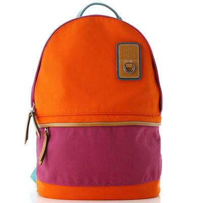 LOEWE Eye/Loewe/Nature Tech Backpack Canvas with Leather