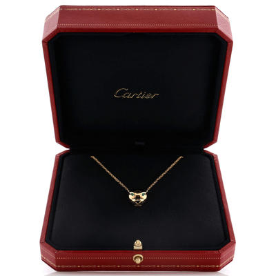 Cartier Panthere de Cartier Head Pendant Necklace